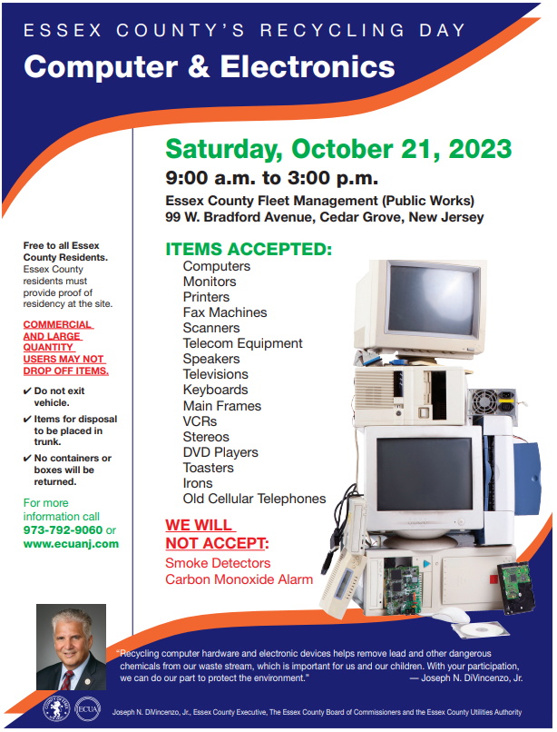 ELECTRONIC RECYCLING COLLECTION IN DELAWARE COUNTY — Parkside Borough