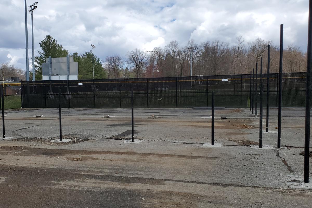 Tennis Court Construction - 4-1-22
