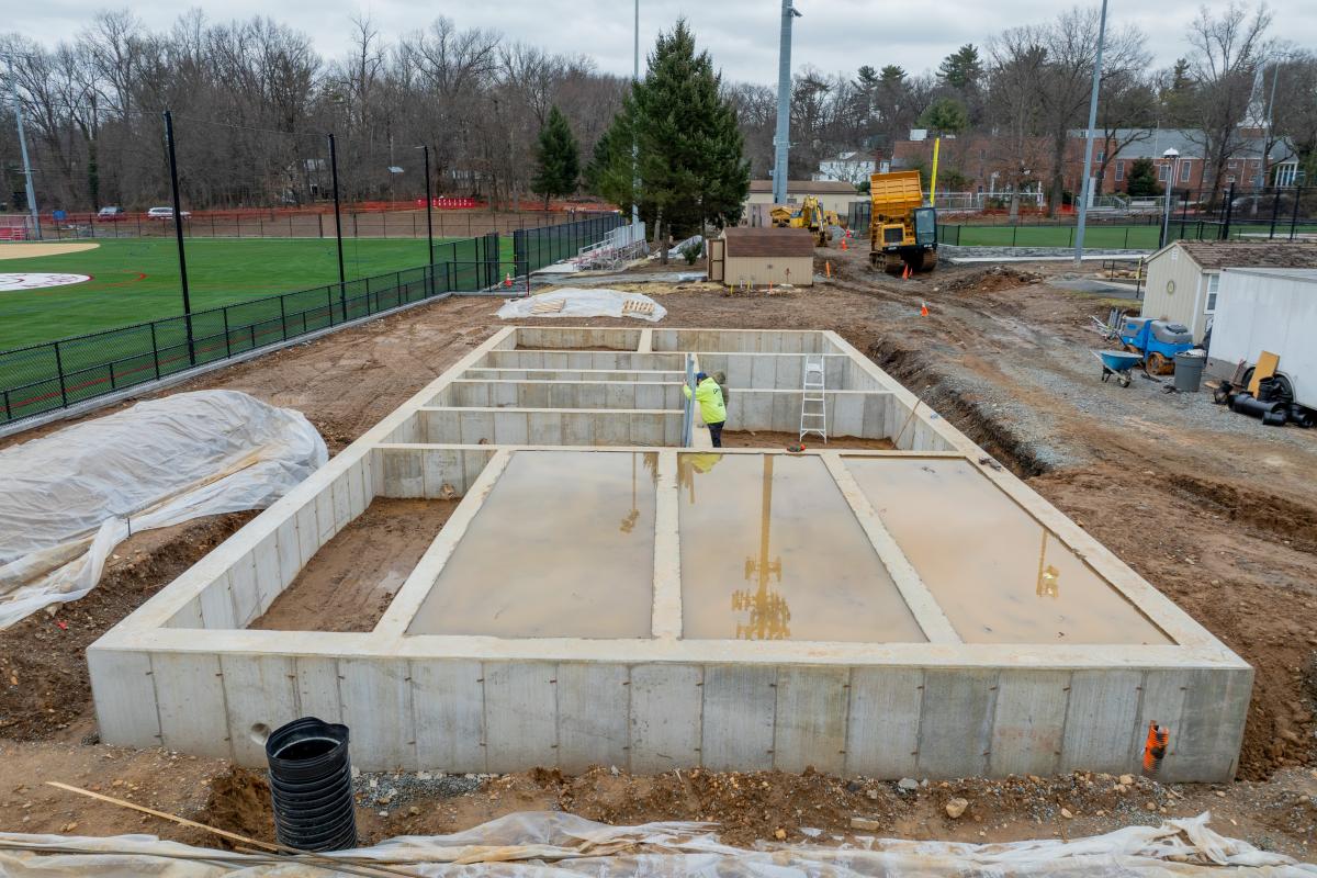 Harrison Complex Construction Progress - February 2, 2024 (Photos courtesy of Neil Grabowsky)